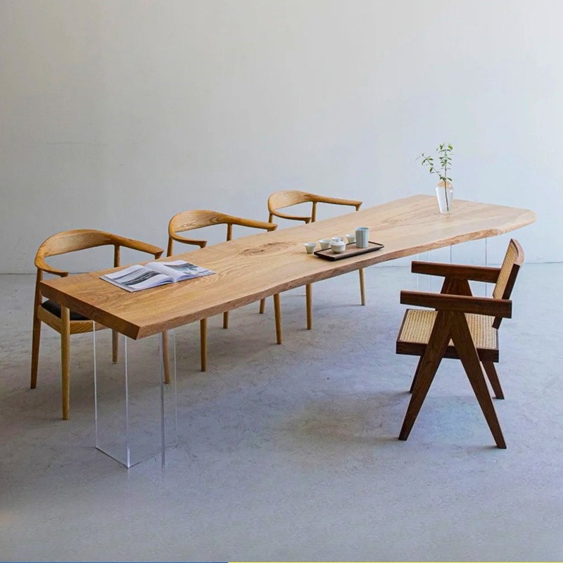 Nordic Solid Wood Acrylic Floa - Office Furniture Home recension och pris