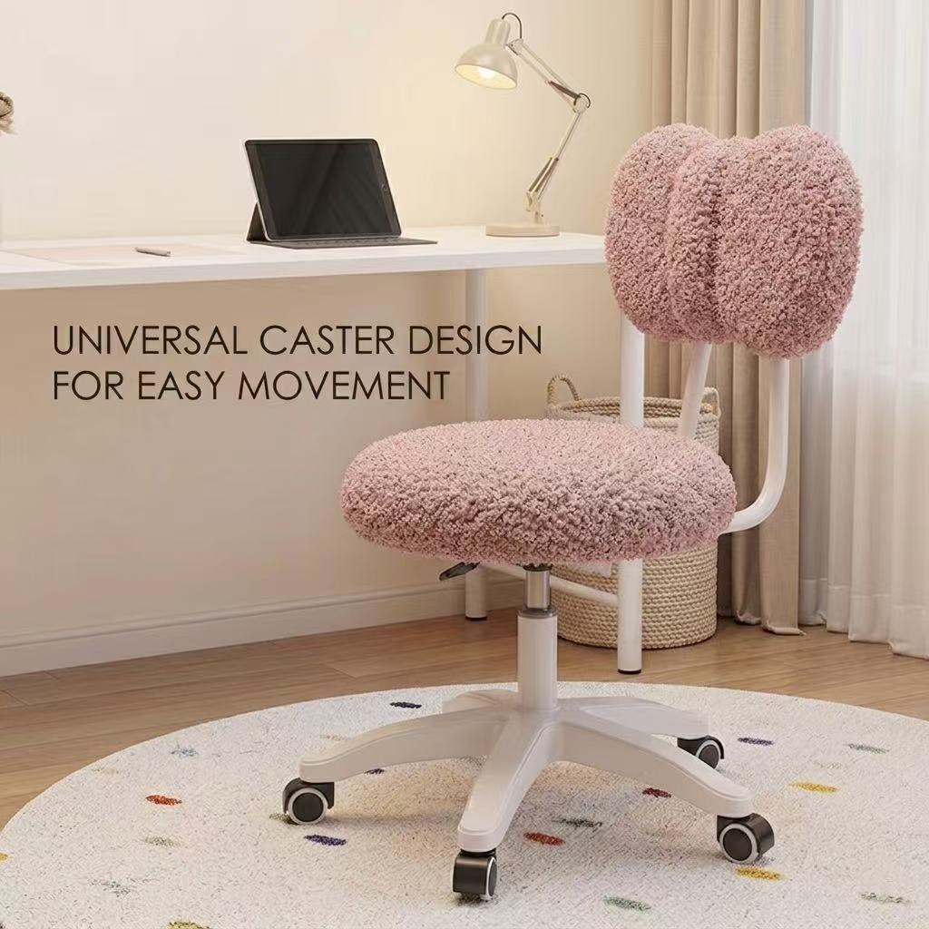 Cute Boucle Swivel Office Chai - Office Furniture Home recension och pris