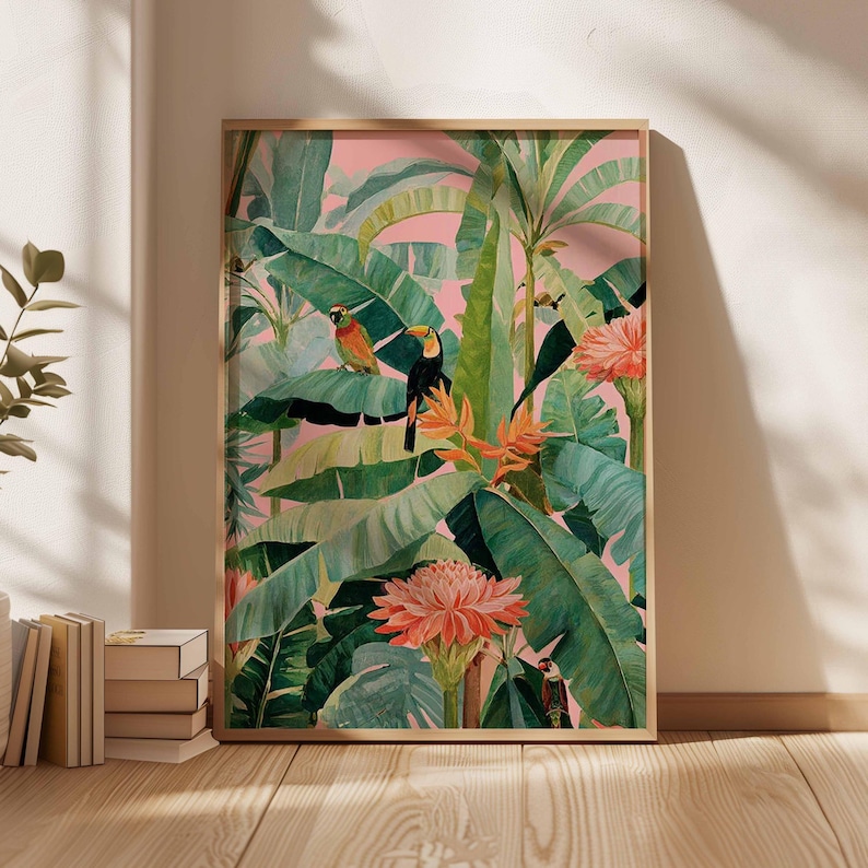 1pc Retro Tropical Canvas Post - Office Furniture Home recension och pris
