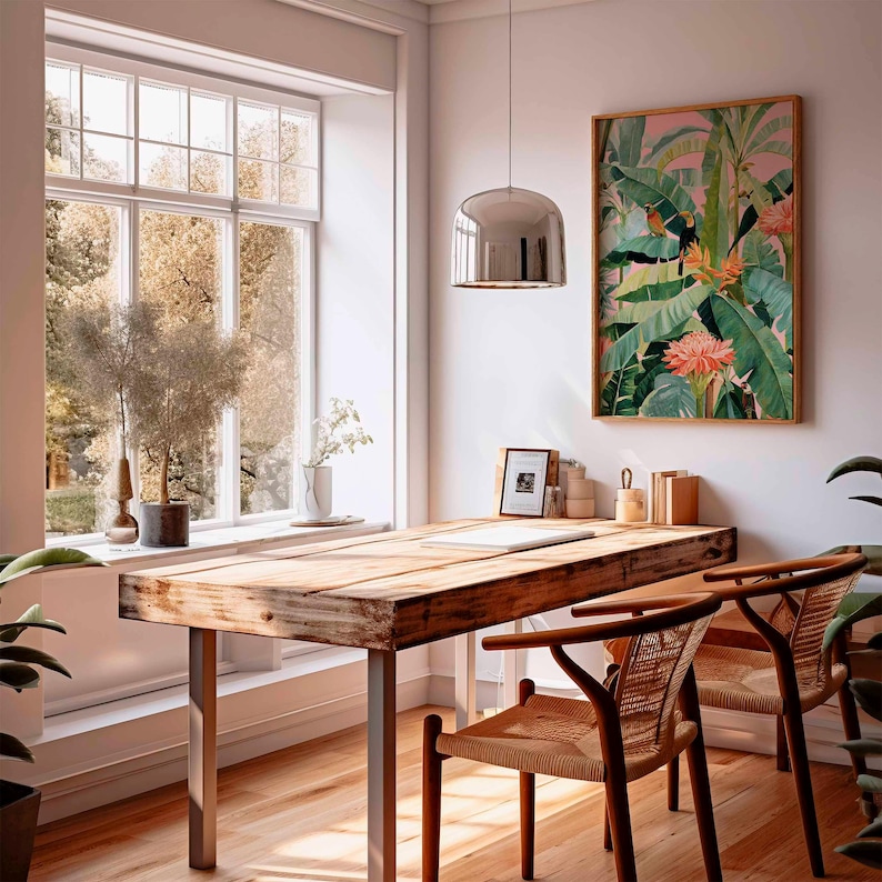 1pc Retro Tropical Canvas Post - Office Furniture Home recension och pris