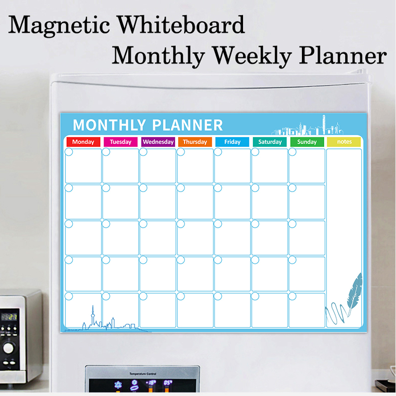 Magnetic Weekly Monthly Planne - Magnetic Whiteboard Calendar recension och pris