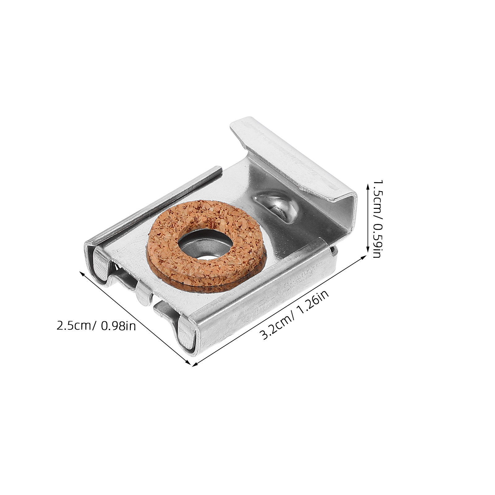 1Set Stainless Steel Mirror Cl - Office Furniture Hardware recension och pris