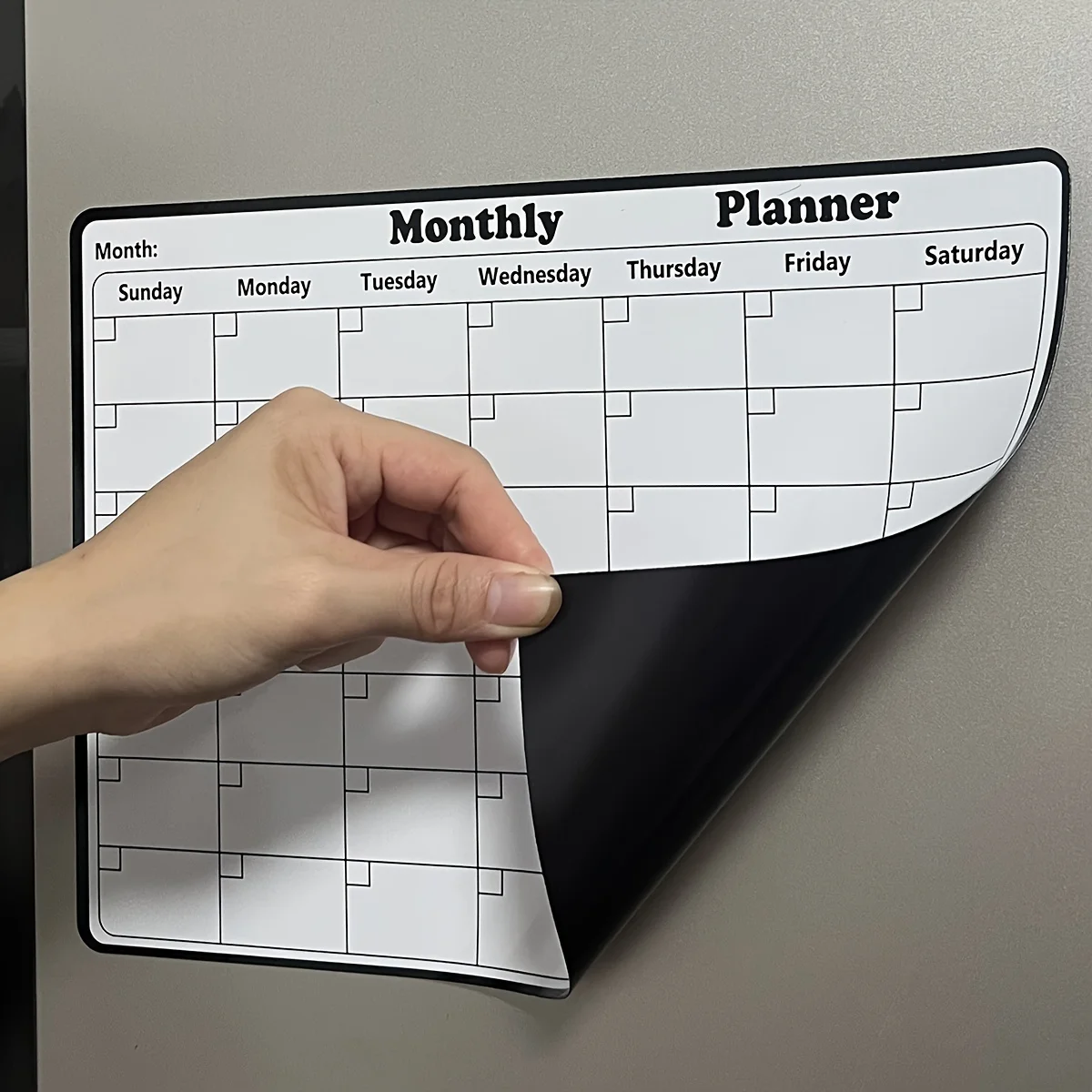 Magnetic Refrigerator Dry Eras - Magnetic Whiteboard Calendar recension och pris