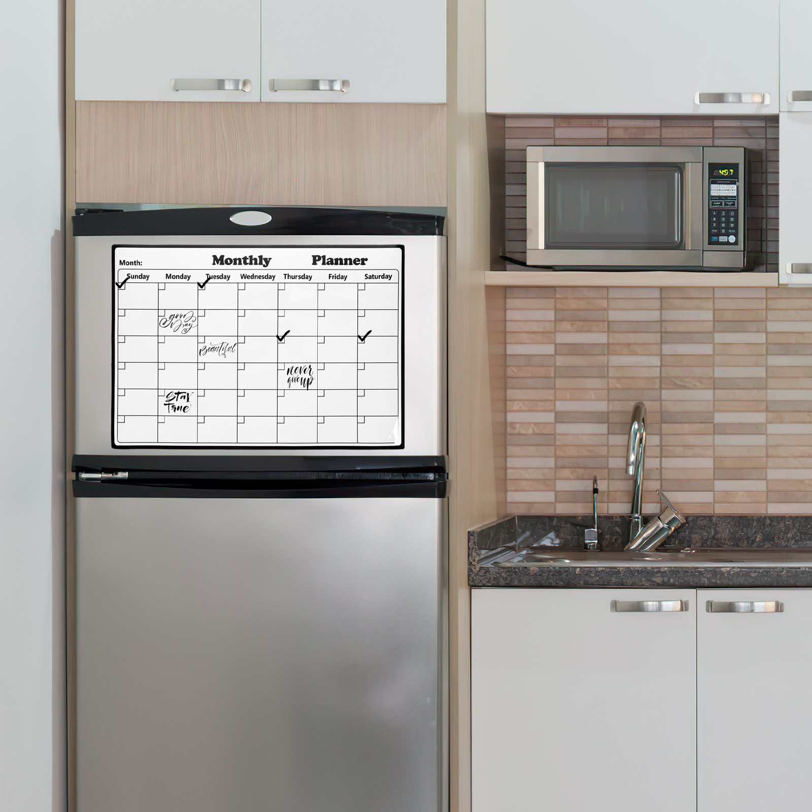 Magnetic Fridge Calendar Dry E - Magnetic Whiteboard Calendar recension och pris