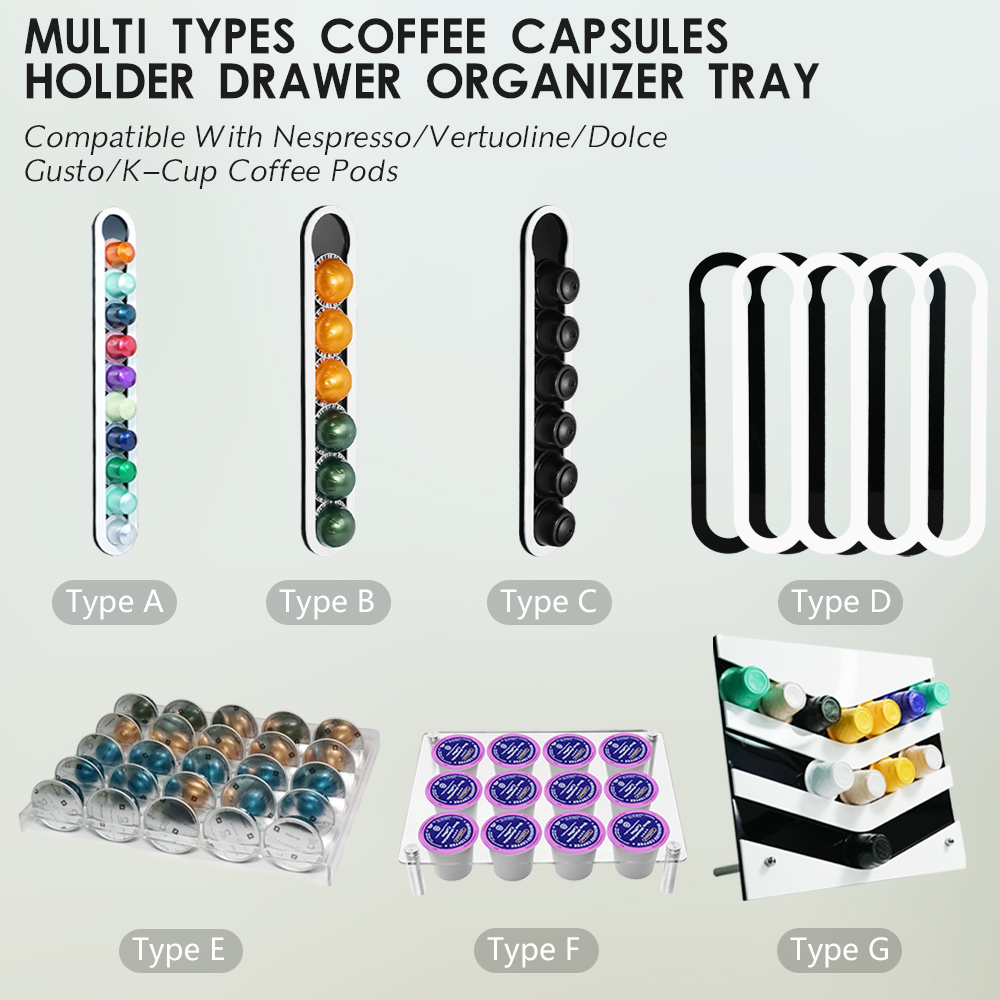 Multi Types Coffee Capsules Ho - Drawer Organizer Tray recension och pris