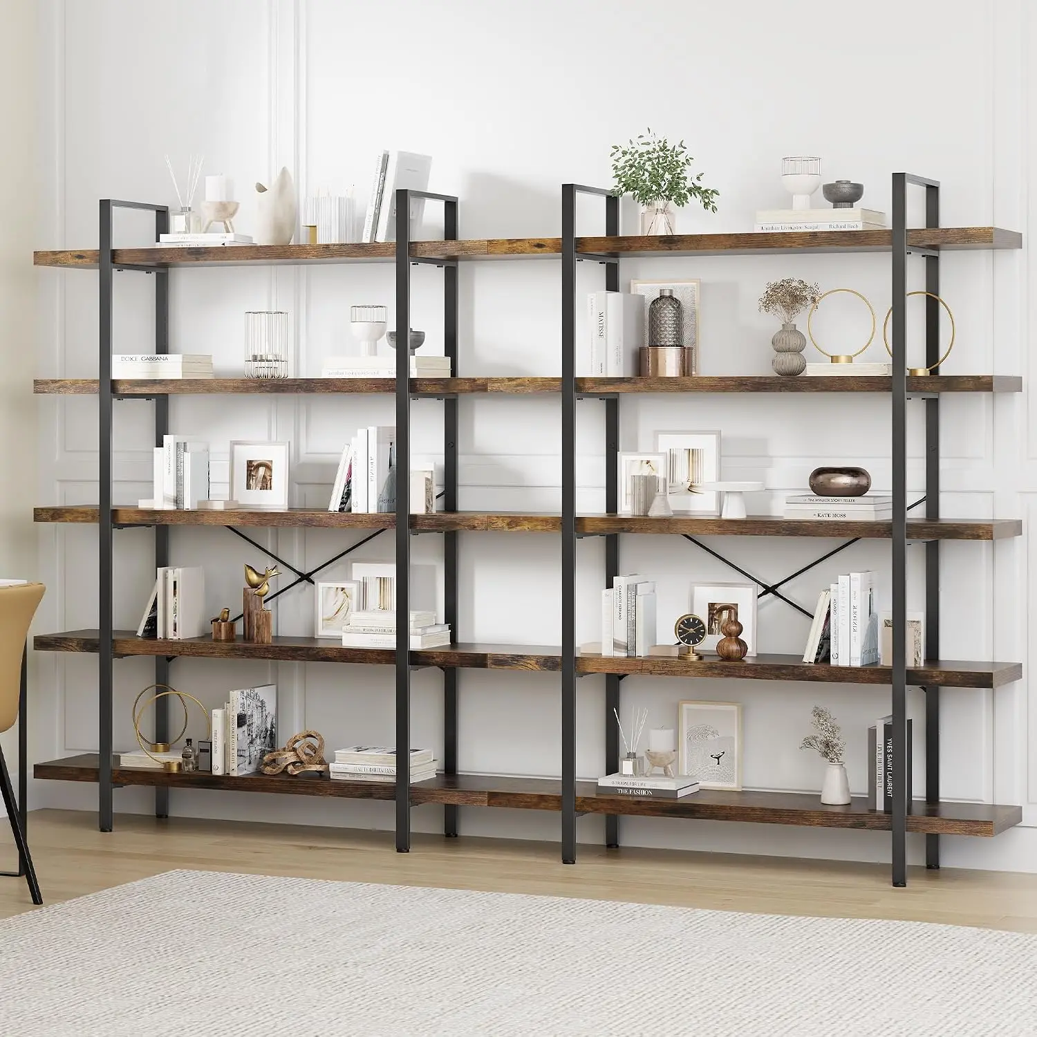 Bookshelf Set of 2, Heavy Duty - Bookshelf 5 Tier recension och pris