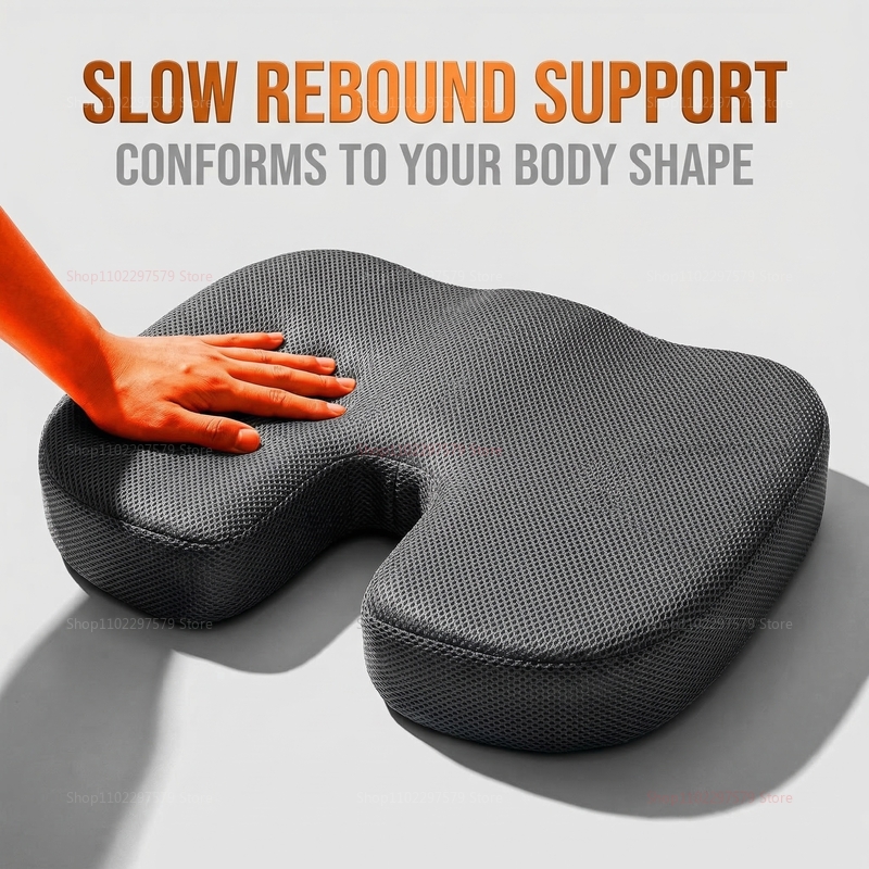 Travel Seat Cushion Memory Foa - Visitor Chair Padded recension och pris