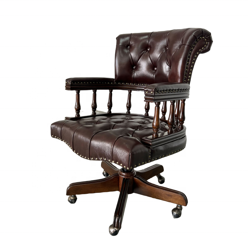 Dark Ox Blood Chesterfield Cap - Office Furniture Uk recension och pris
