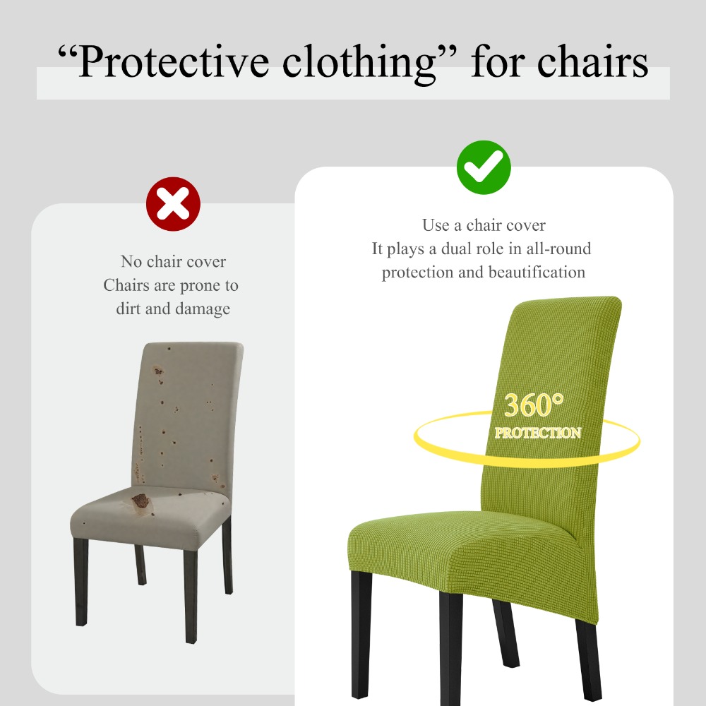 Large Size Chair Cover Dining  - Visitor Chair Padded recension och pris