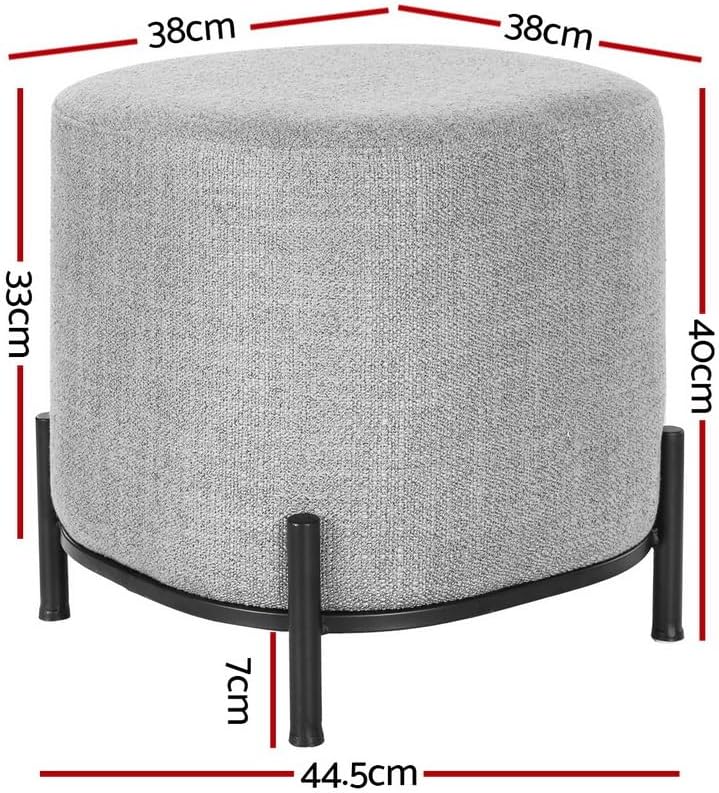 **/Ottoman, Round Footstool Lo - Office Furniture Home recension och pris