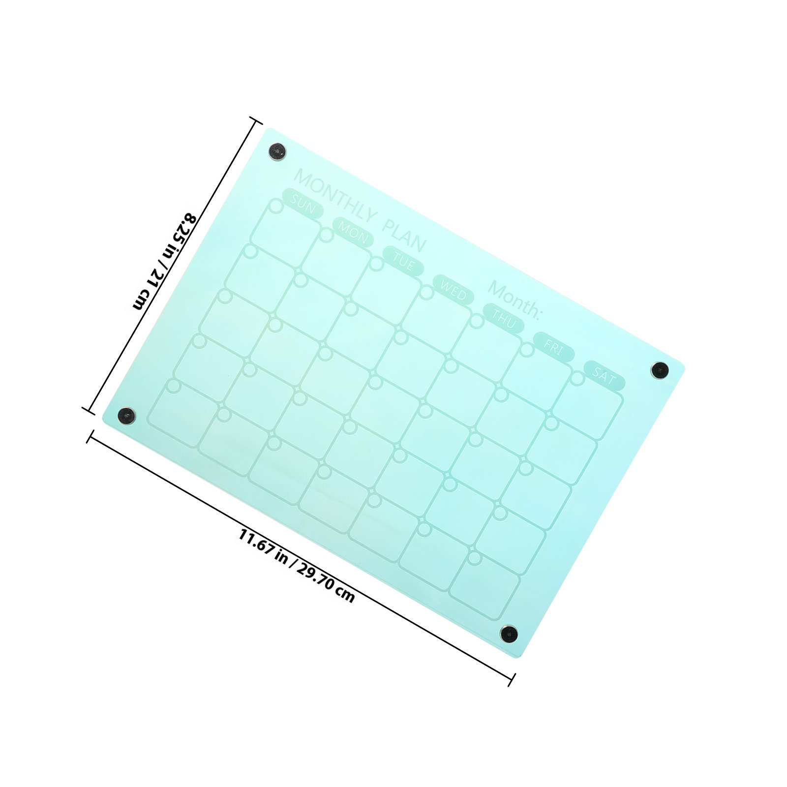 Magnetic Acrylic Dry Erase Boa - Magnetic Whiteboard Calendar recension och pris