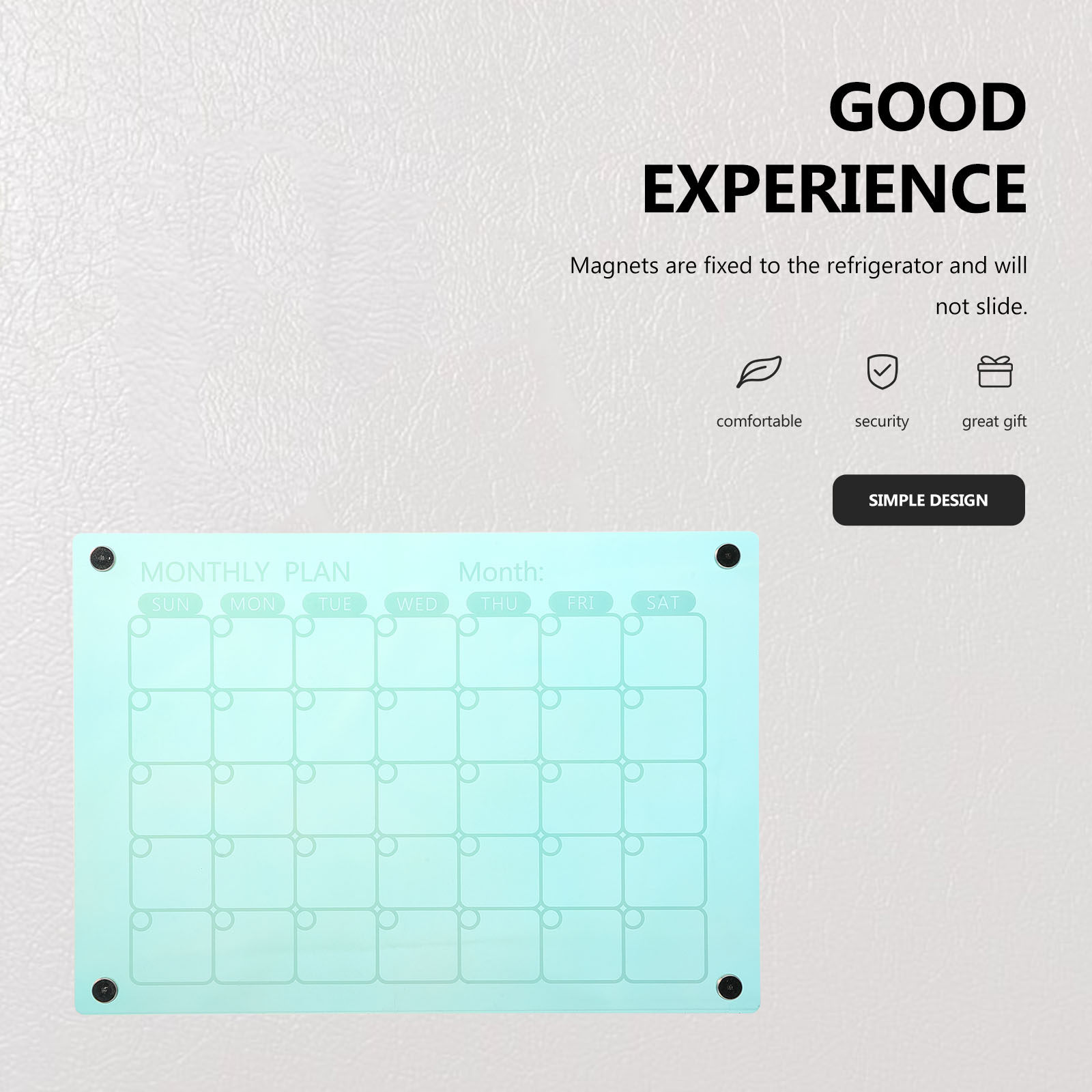 Magnetic Acrylic Dry Erase Boa - Magnetic Whiteboard Calendar recension och pris