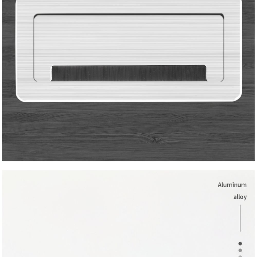 Premium Brushed Aluminum Desk  - Office Furniture Hardware recension och pris
