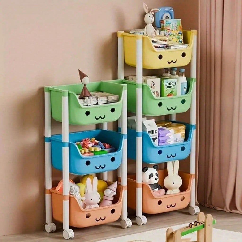 Rolling Bookshelf 5 Layer Mobi - Bookshelf 5 Tier recension och pris