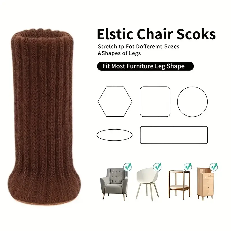 4/8/16PCS Chair Leg Socks High - Visitor Chair Padded recension och pris