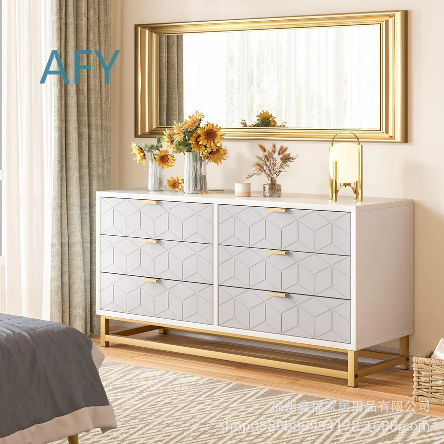 New Custom Wooden Six Drawer D - Office Furniture Ikea recension och pris
