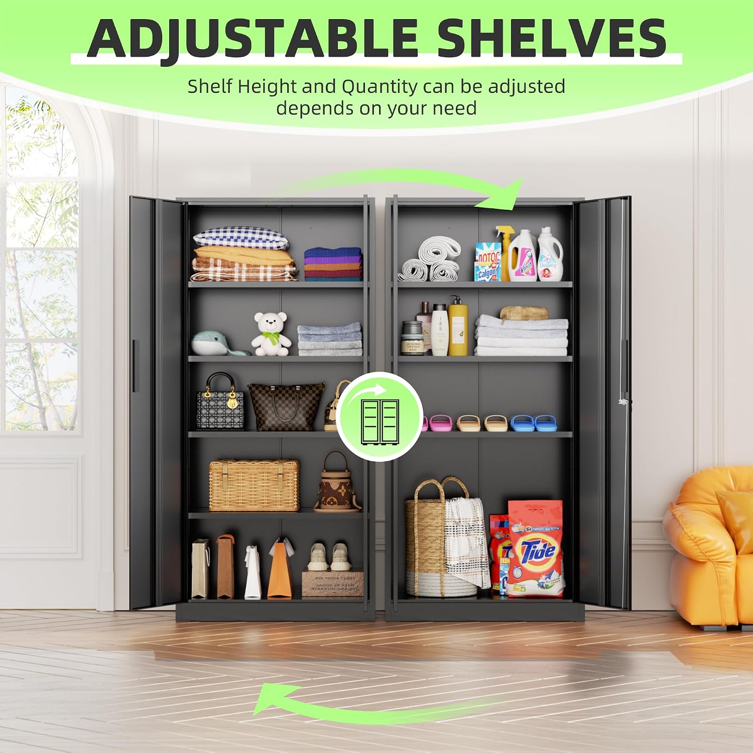 Tall Metal Storage Cabinet Org - Office Furniture Home recension och pris