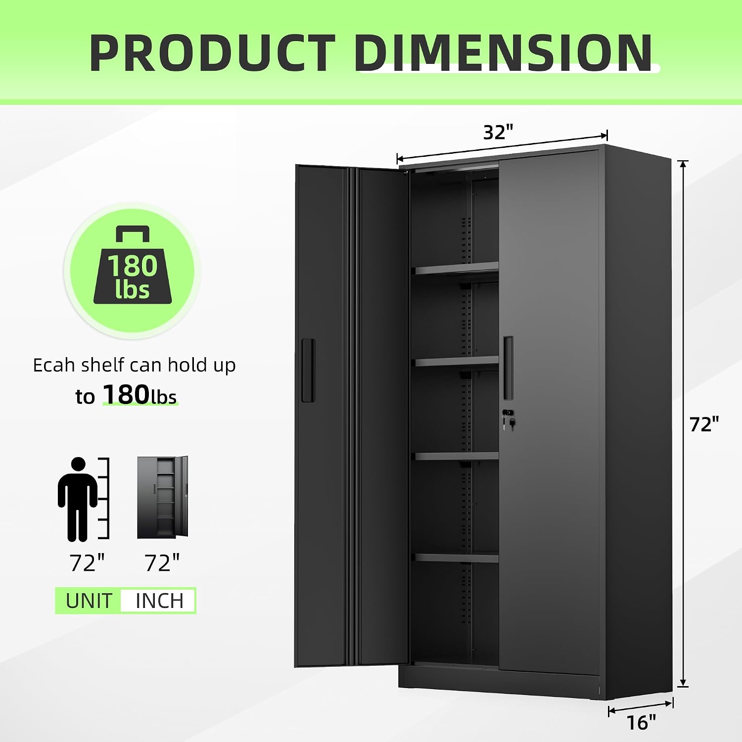 Tall Metal Storage Cabinet Org - Office Furniture Home recension och pris