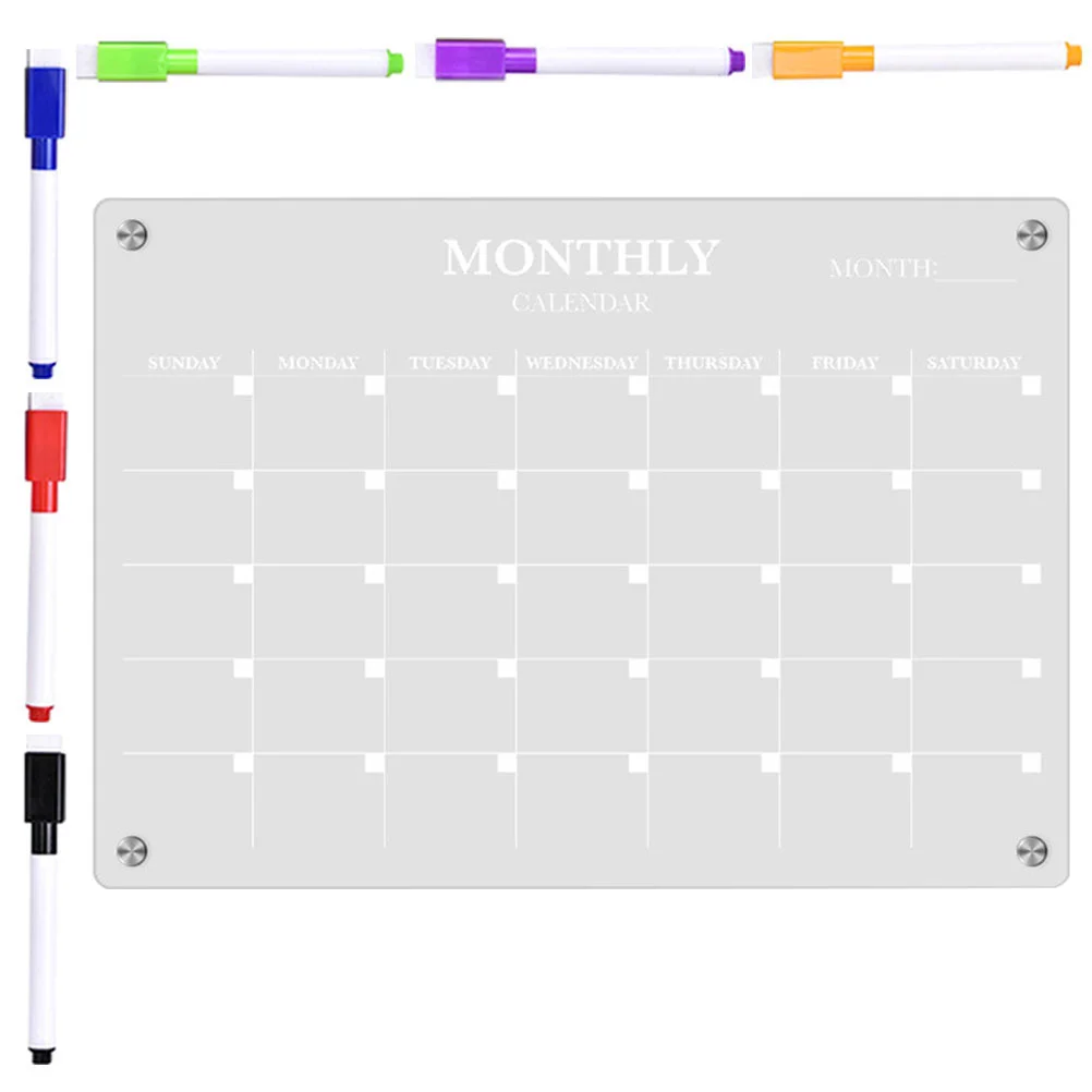 Magnetic Fridge Board Acrylic  - Magnetic Whiteboard Calendar recension och pris