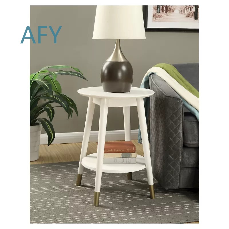 Wooden Side Table with Bottom  - Office Furniture Ikea recension och pris