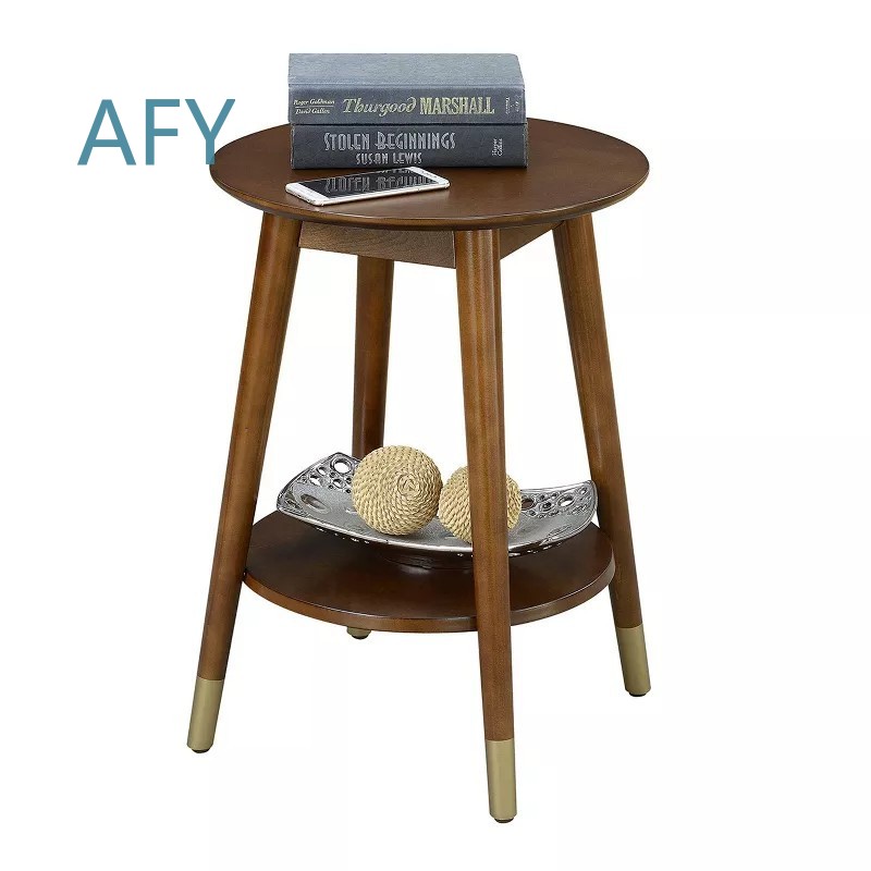Wooden Side Table with Bottom  - Office Furniture Ikea recension och pris