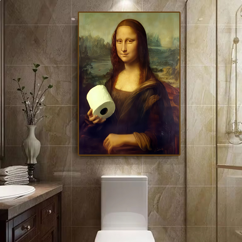 1pc Funny Abstract Bathroom To - Office Furniture Home recension och pris