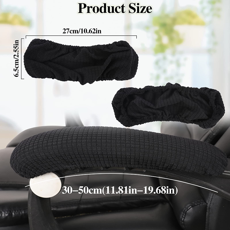 2 Pcs Office Chair Armrest Cov - Visitor Chair Padded recension och pris