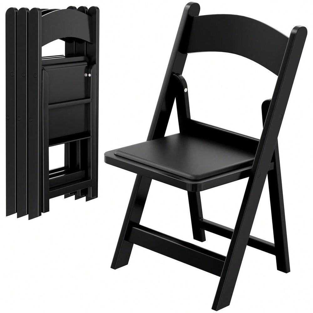 4pcs Resin Folding Chairs With - Visitor Chair Padded recension och pris
