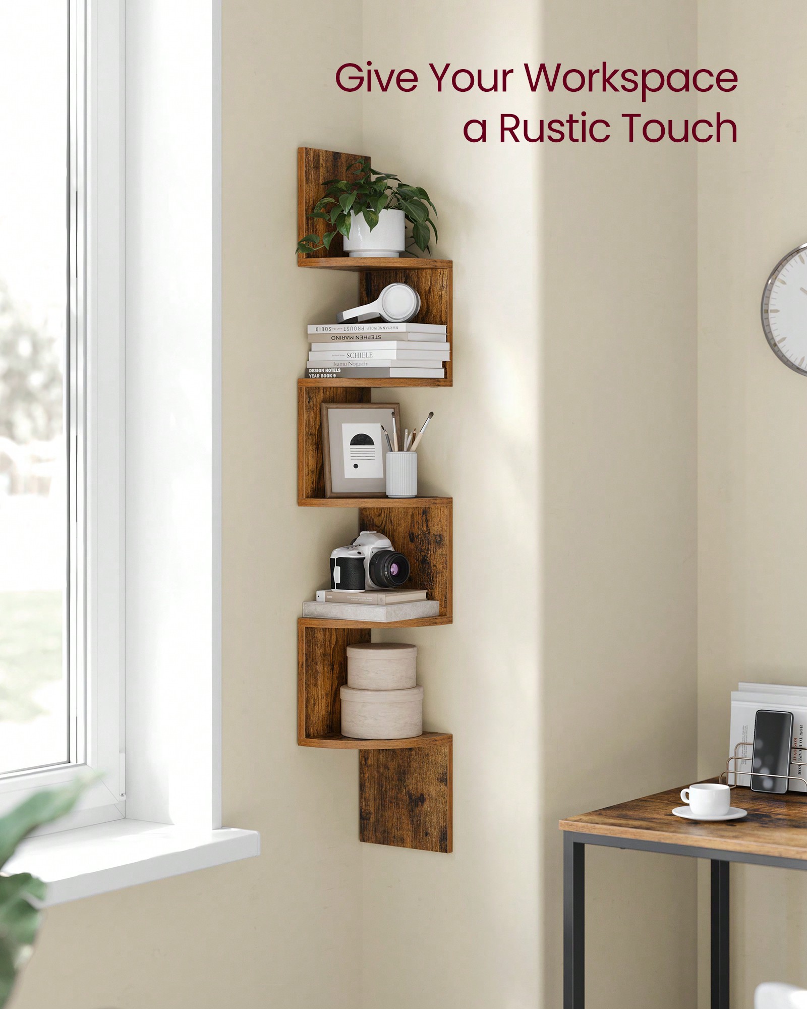 Corner Floating Shelf 5 Tier,  - Bookshelf 5 Tier recension och pris